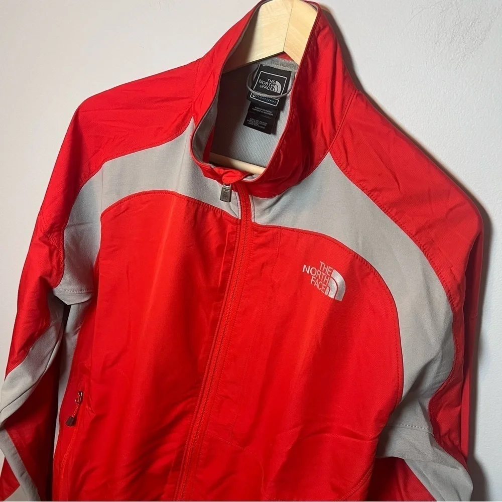 The North Face Flight Series Full Zip Jacket Mens M Red/Gray Lightweight Running